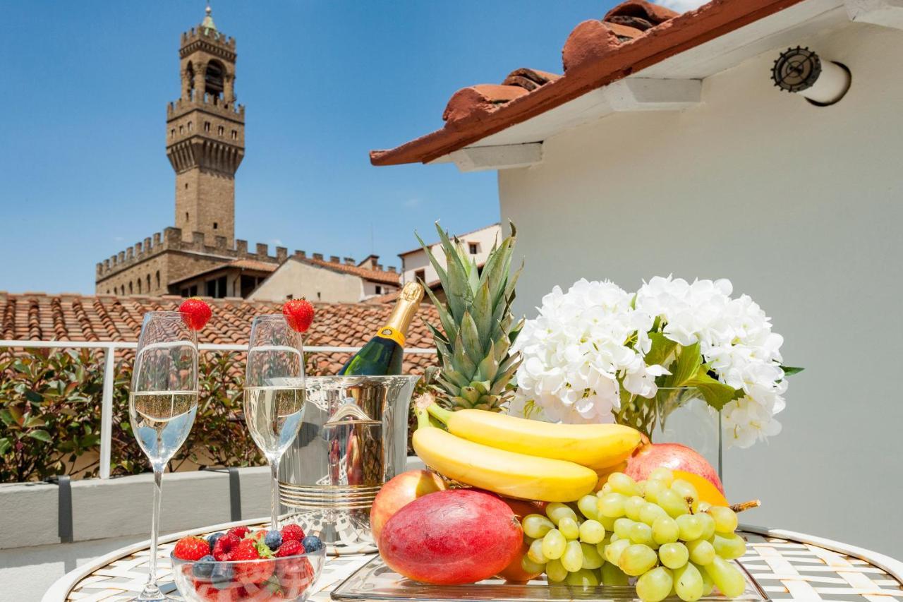 "Palazzo Signoria" Luxury Loft/Apt With Panoramic Terrace Appartement Florence Buitenkant foto
